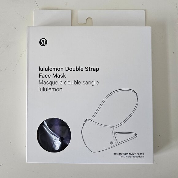 NIB LULULEMON MORC Purple Double Strap Adjustable Face Mask Unisex OS - Picture 3 of 4